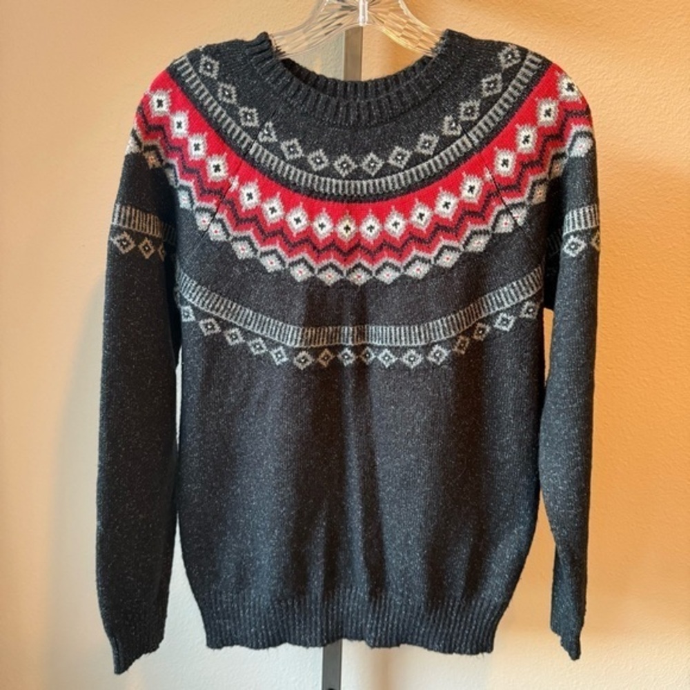 Weatherproof Vintage fair Isle women’s long sleeve sweater size small.